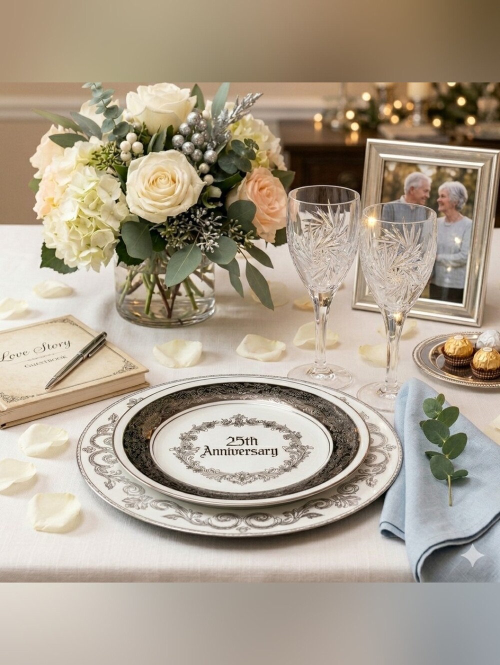 ​Stunning Vintage 25th Anniversary Gift Set